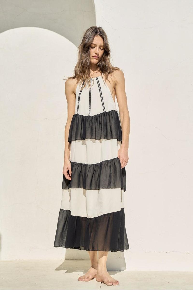 Tiered Halter Dress Product Image