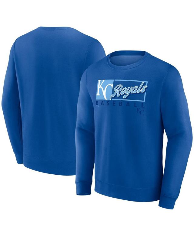 Fanatics Mens Royal Kansas City Royals Focus Fleece Pullover Sweatshirt Product Image