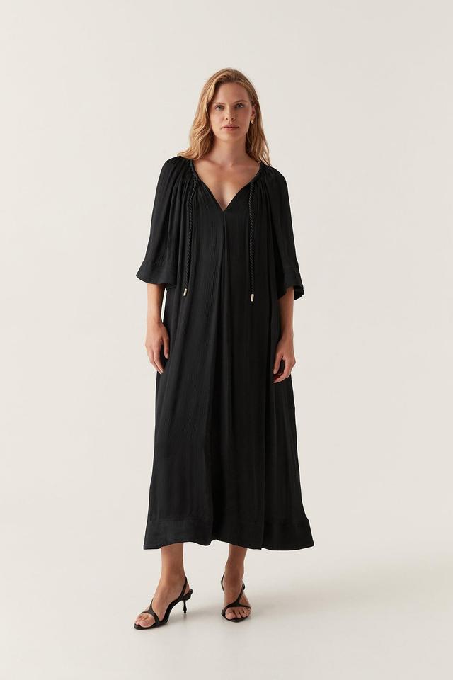 Seraphina Silk Midi Dress Product Image