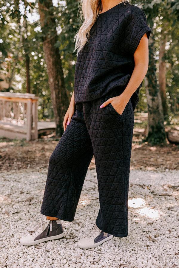 Creekside Cabin High Waist Pants In Black Product Image