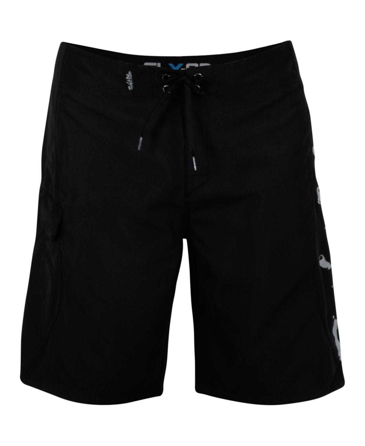 Salt Life Mens Stealth Bomberz Aqua Shorts Product Image