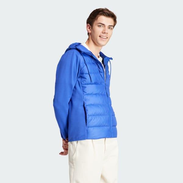 Essentials Hybrid Down Hooded Jacket Product Image