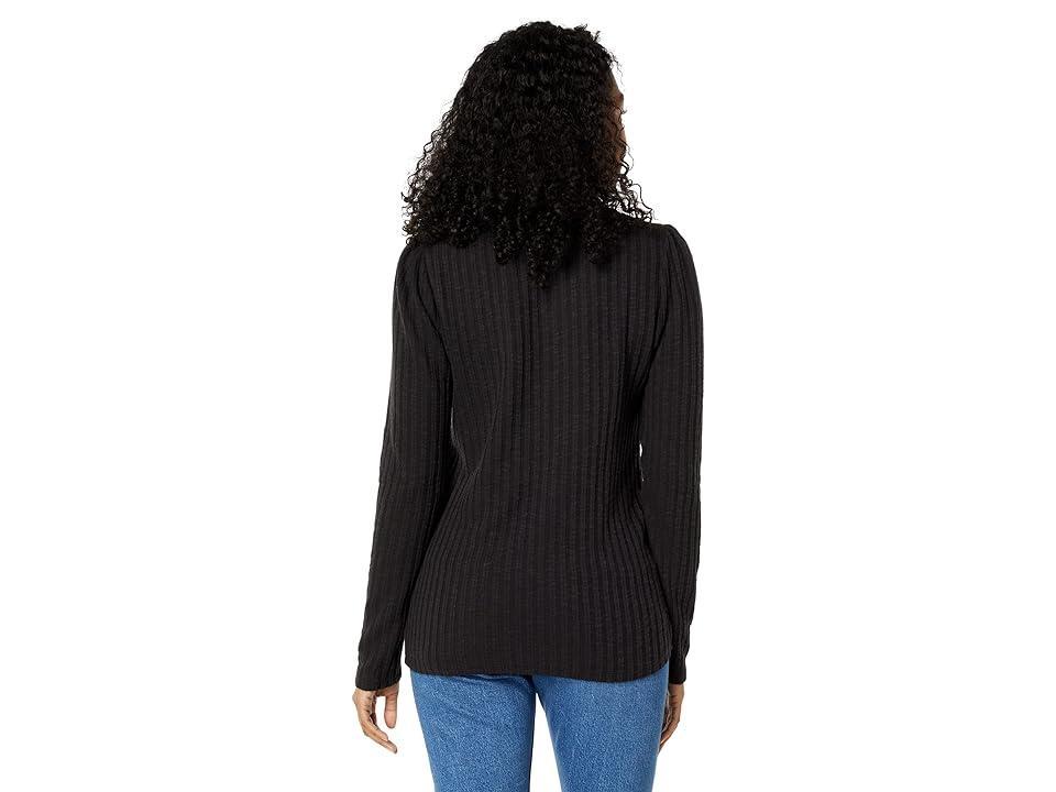 Dylan by True Grit Sweater Knit Holden Turtleneck (Black) Women's Clothing Product Image