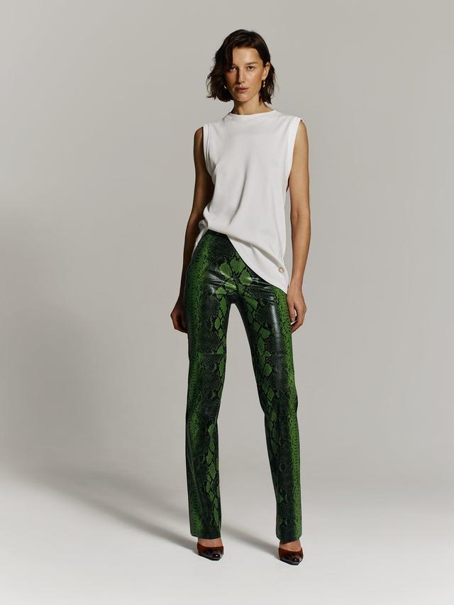 Killa pants in Green Python Product Image