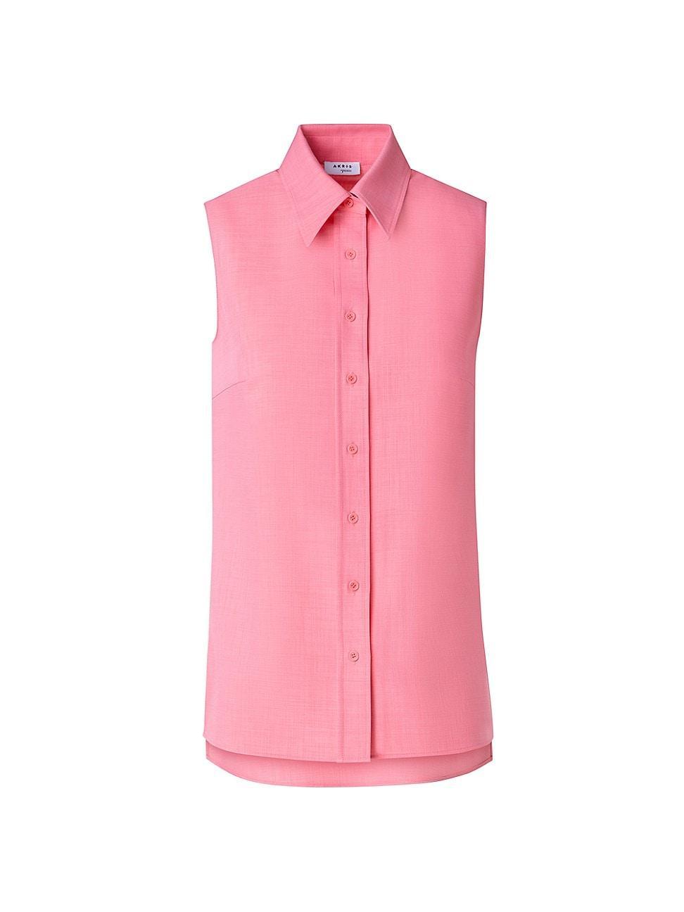 Akris punto Sleeveless Button-Up Shirt Product Image