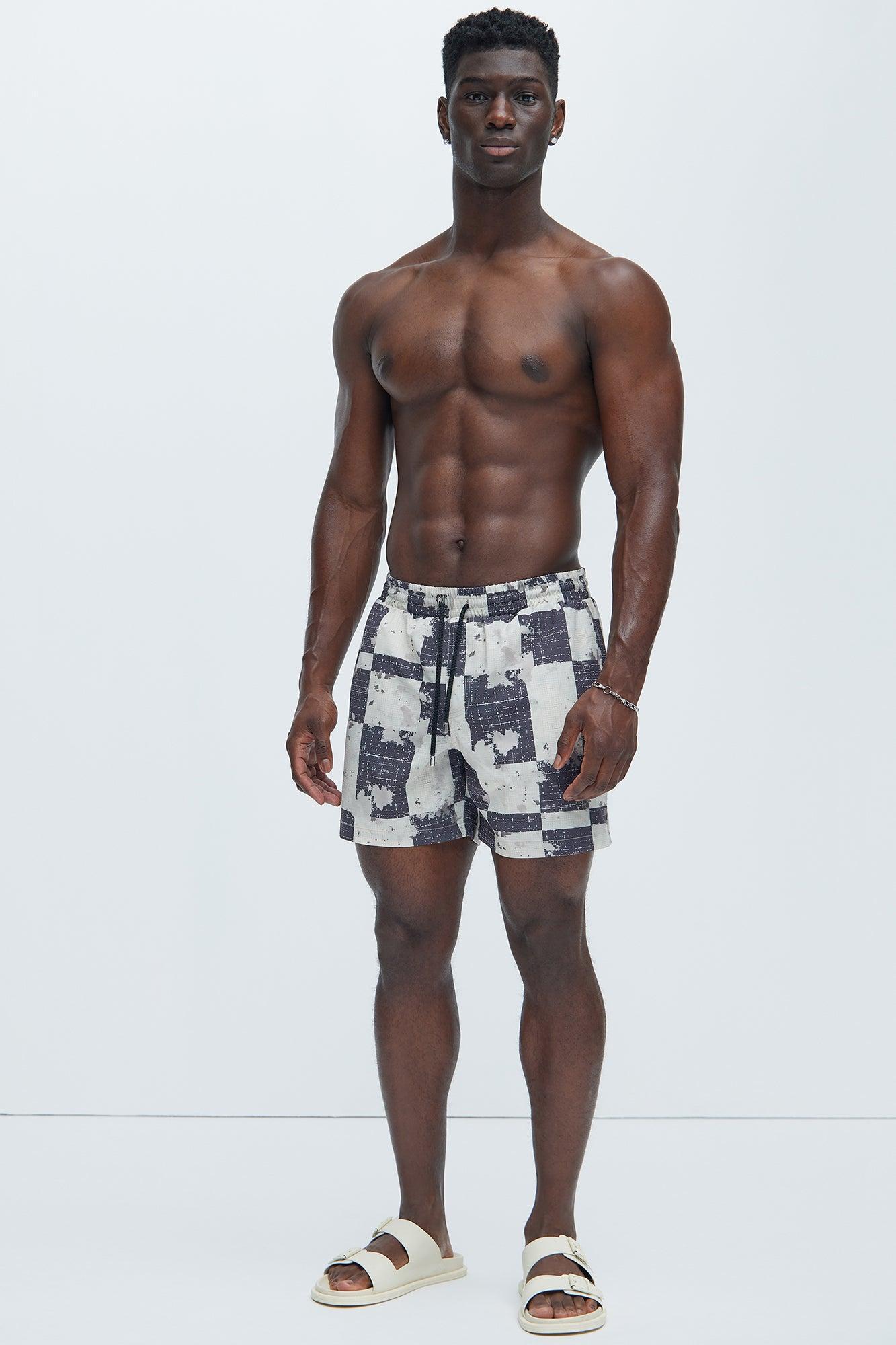 Galty Swim Trunks - Black/combo Product Image