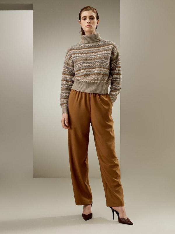 Fair Isle Cashmere Pullover Product Image