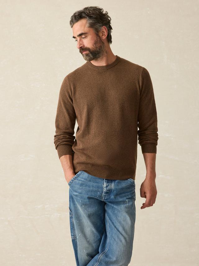 Jackson Crew Sweater - Trail Brown Heather Male Product Image