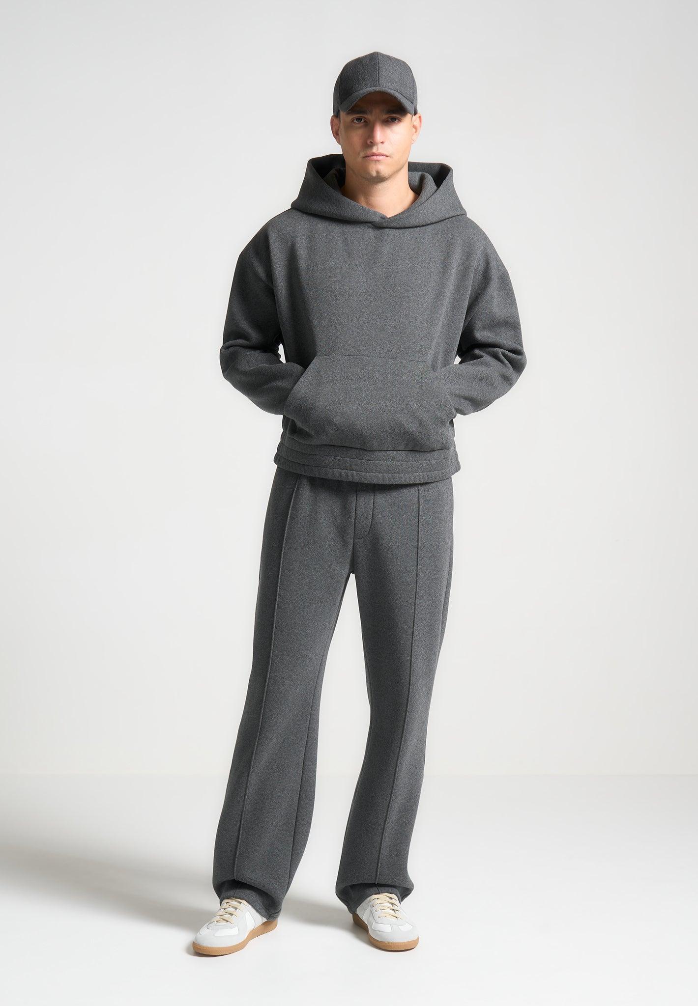 Éternel 420GSM Pintuck Joggers - Dark Grey Male Product Image