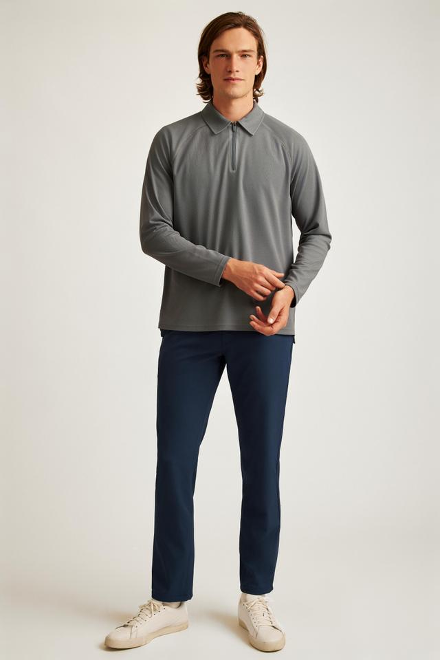 All Day Long Sleeve Zip Polo Product Image