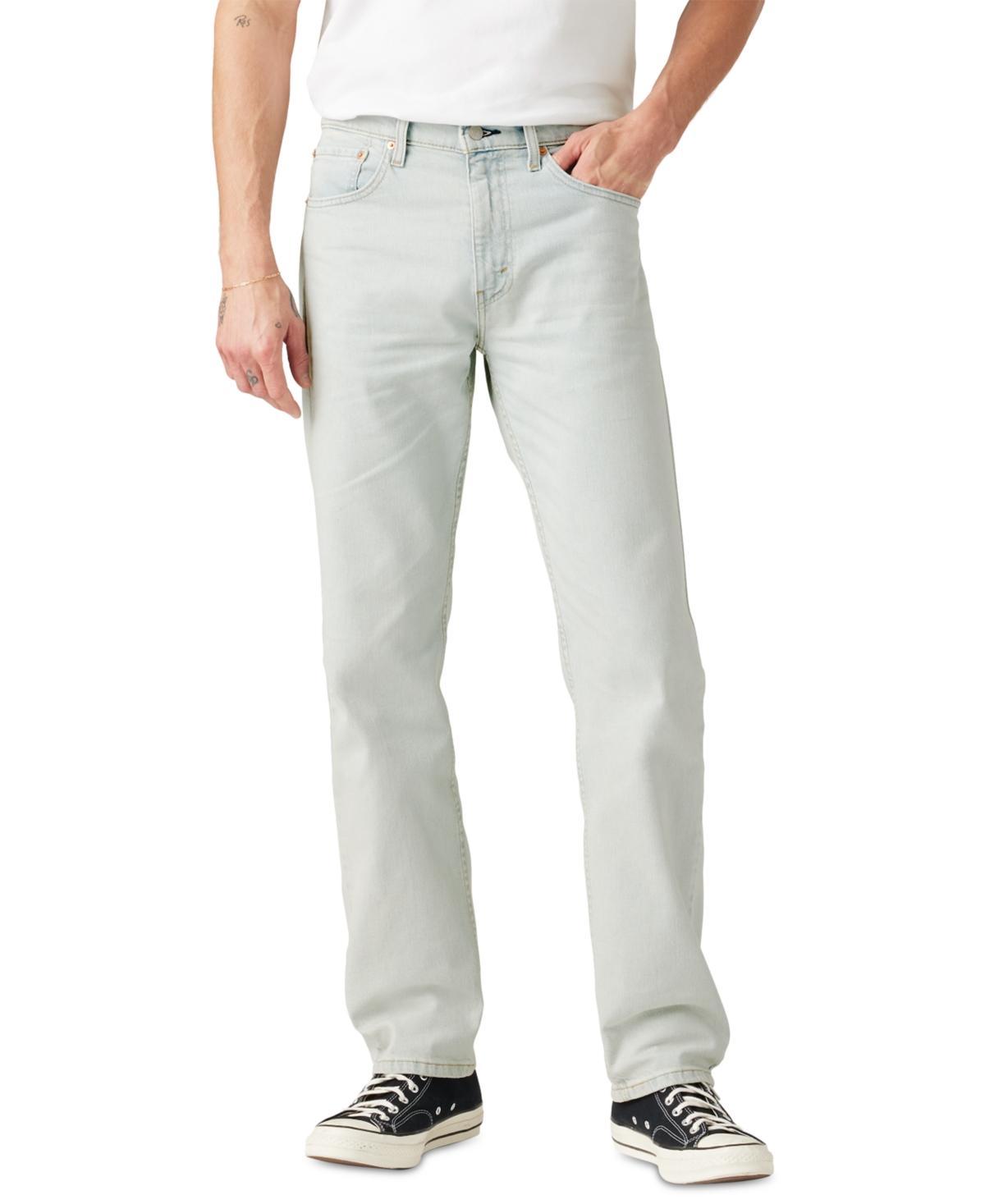 Levis Mens 505 Regular Fit Stretch Jeans Product Image