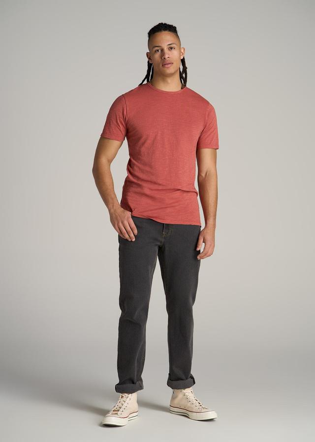 REGULAR-FIT Slub Tee in Charcoal - Tall Men's Shirts Male Product Image