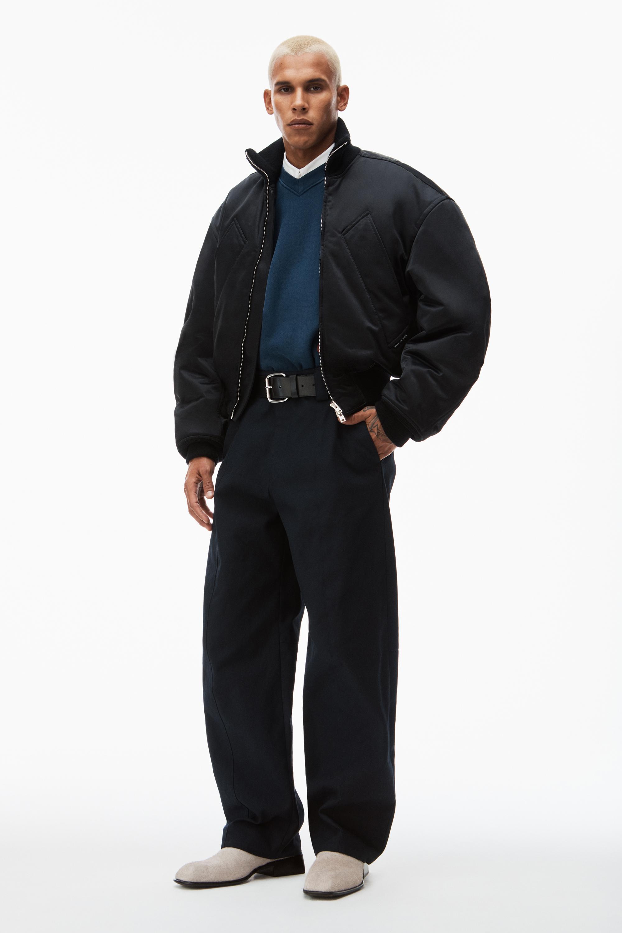 Bomber Jacket In Sateen Product Image