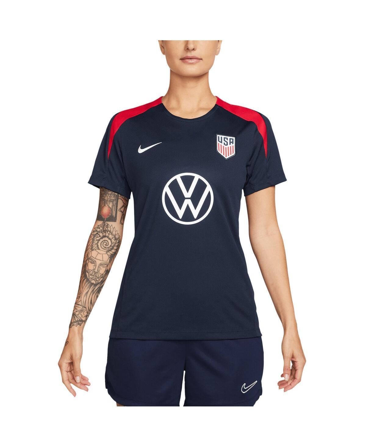 USMNT Strike Nike Women's Dri-FIT Soccer Short-Sleeve Knit Top Product Image