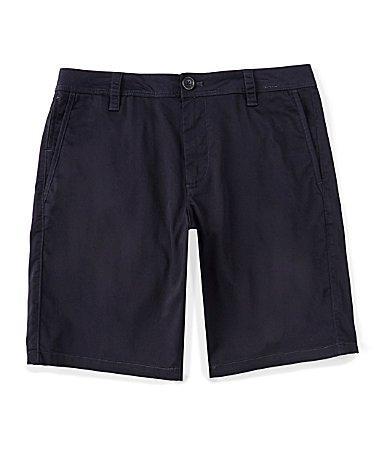 Armani Exchange Solid Twill 8 Inseam Stretch Shorts Product Image