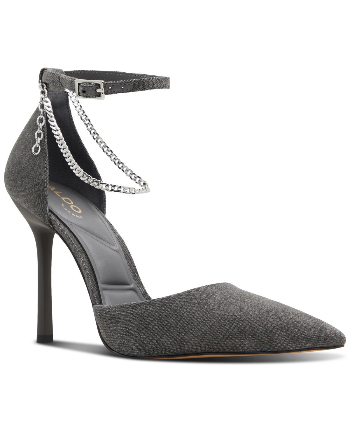 Aldo Womens Aurelina Chained High Heel dOrsay Pumps Product Image