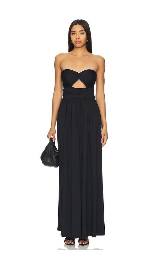 Twist Front Strapless Dress Product Image