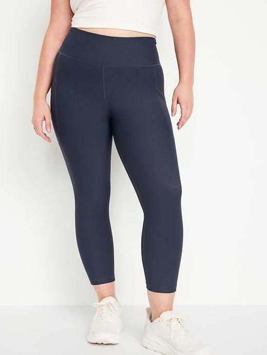 High-Waisted PowerSoft Crop Leggings Product Image