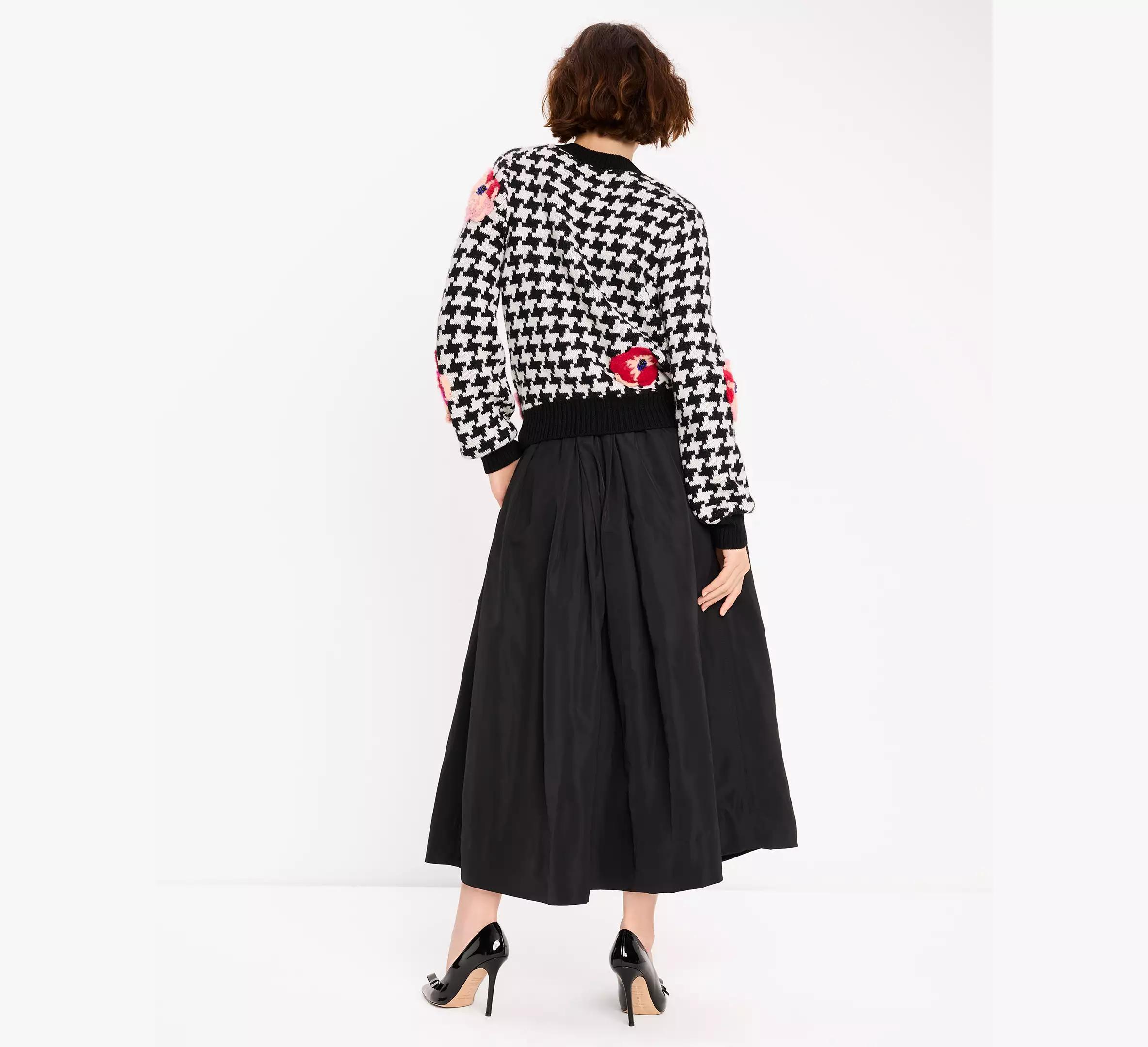 Houndstooth Poppy Sweater Product Image