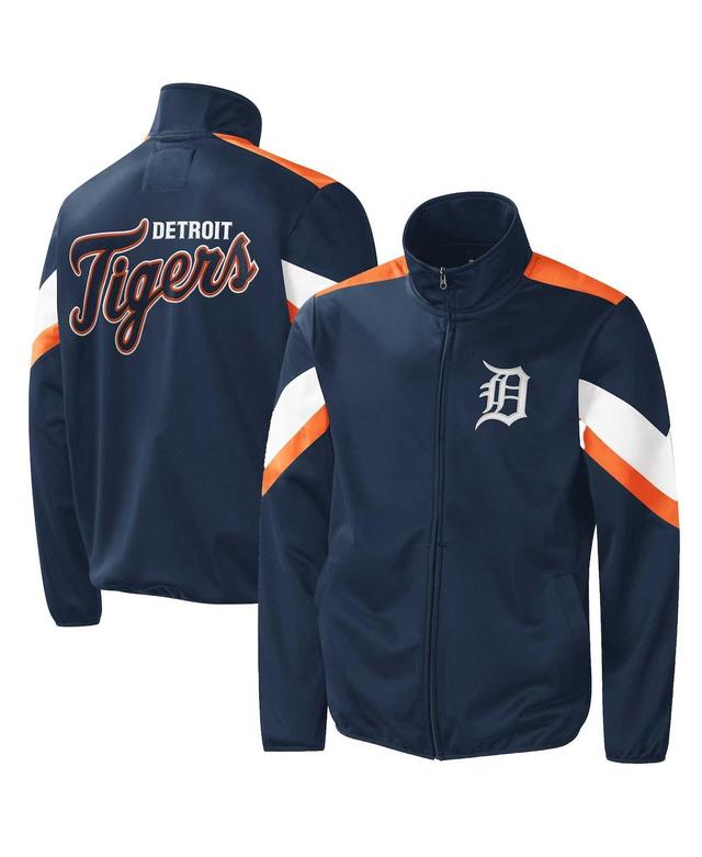 Mens G-III Sports by Carl Banks Detroit Tigers Earned Run Full-Zip Jacket Blue Product Image