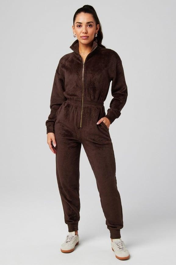 Cozy Cord Zip Onesie Product Image