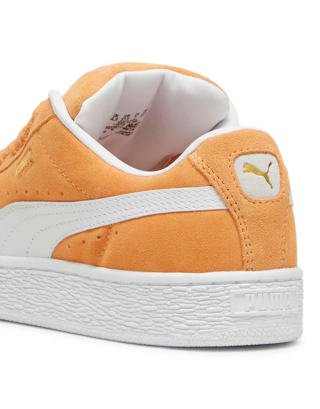 PUMA Suede XL sneakers in mustard yellow and white Product Image