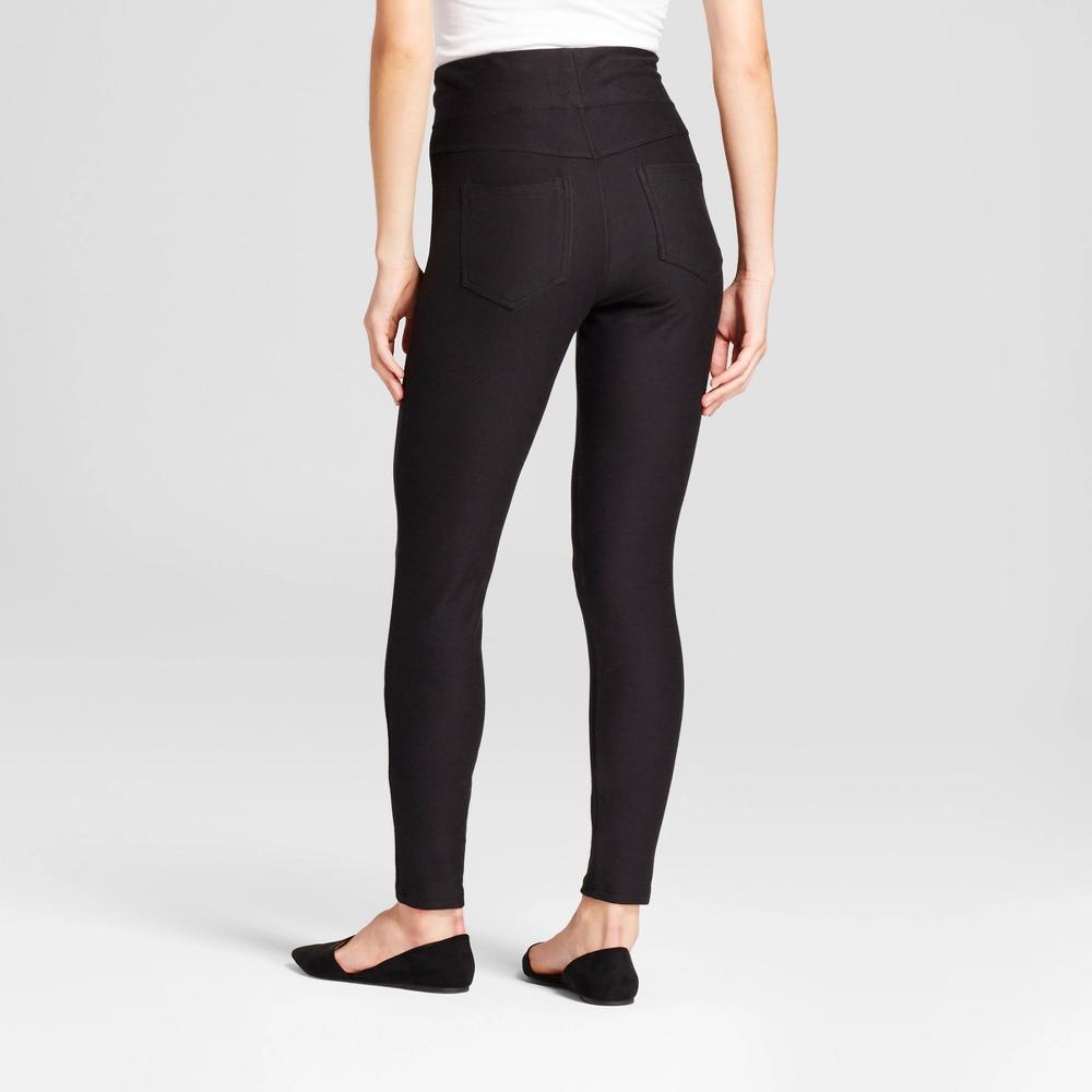 Women's High-Waist Jeggings - A New Day™ Black M Product Image