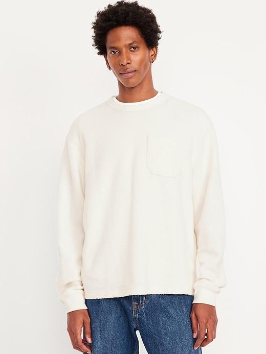 Terry Crew-Neck Sweatshirt Product Image