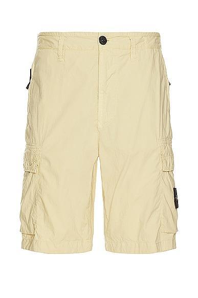 Stone Island Bermuda Shorts in Cream Product Image