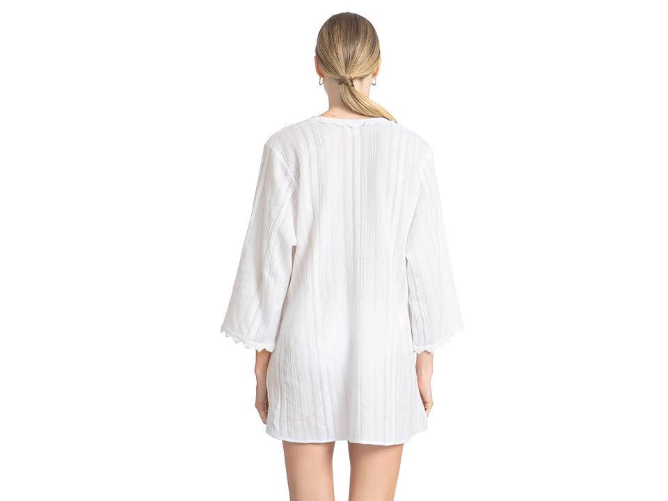 Robin Piccone Jo Lace Trim Cover-Up Tunic Product Image