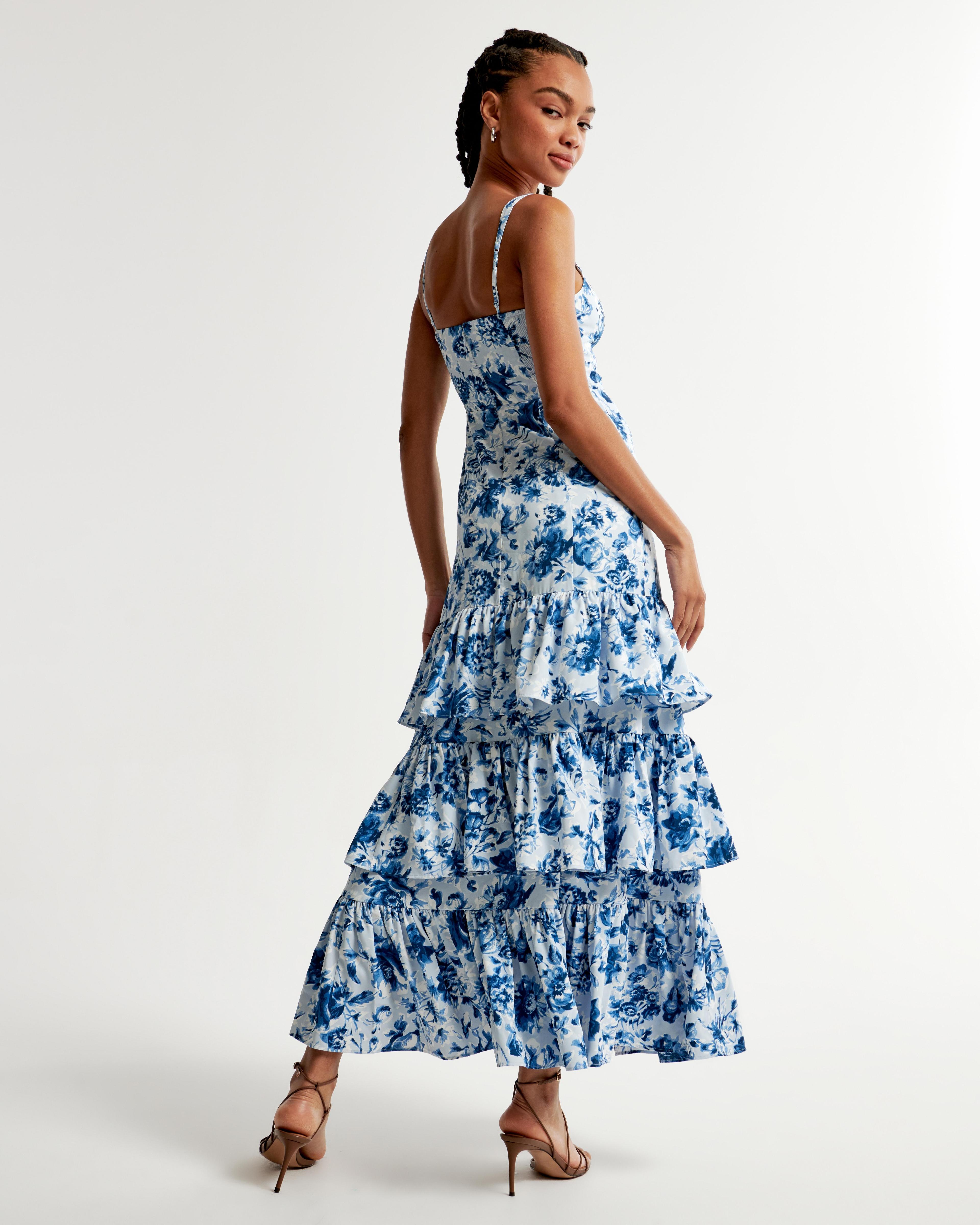 Drama Ruffle Tiered Maxi Dress Product Image