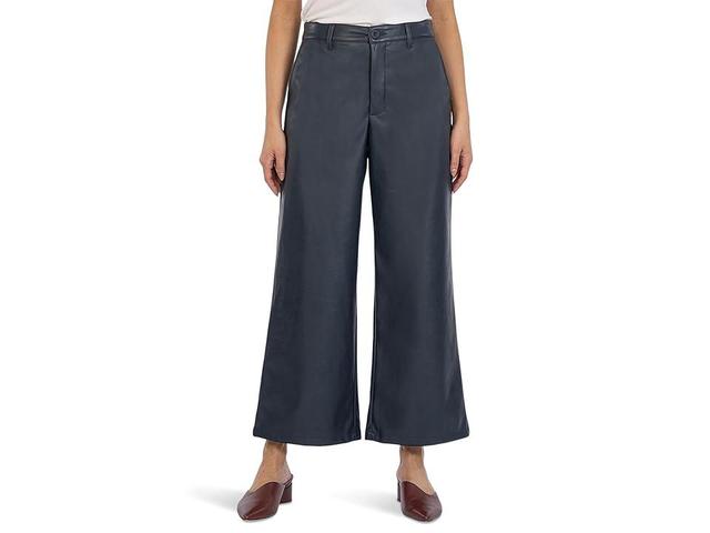 KUT from the Kloth Aubrielle - Wide Leg Faux Leather Trousers Women's Casual Pants Product Image