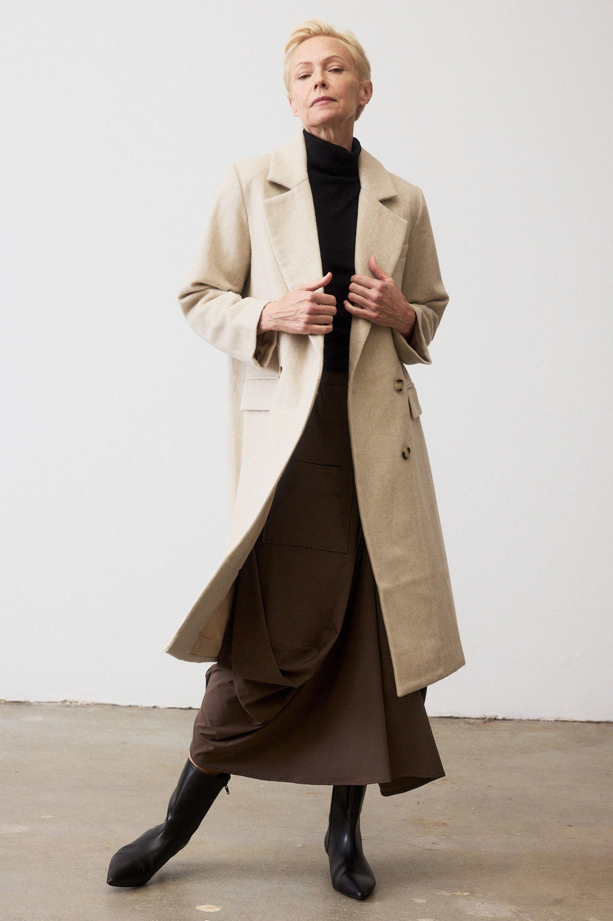 The Soho Long Wool Coat Product Image