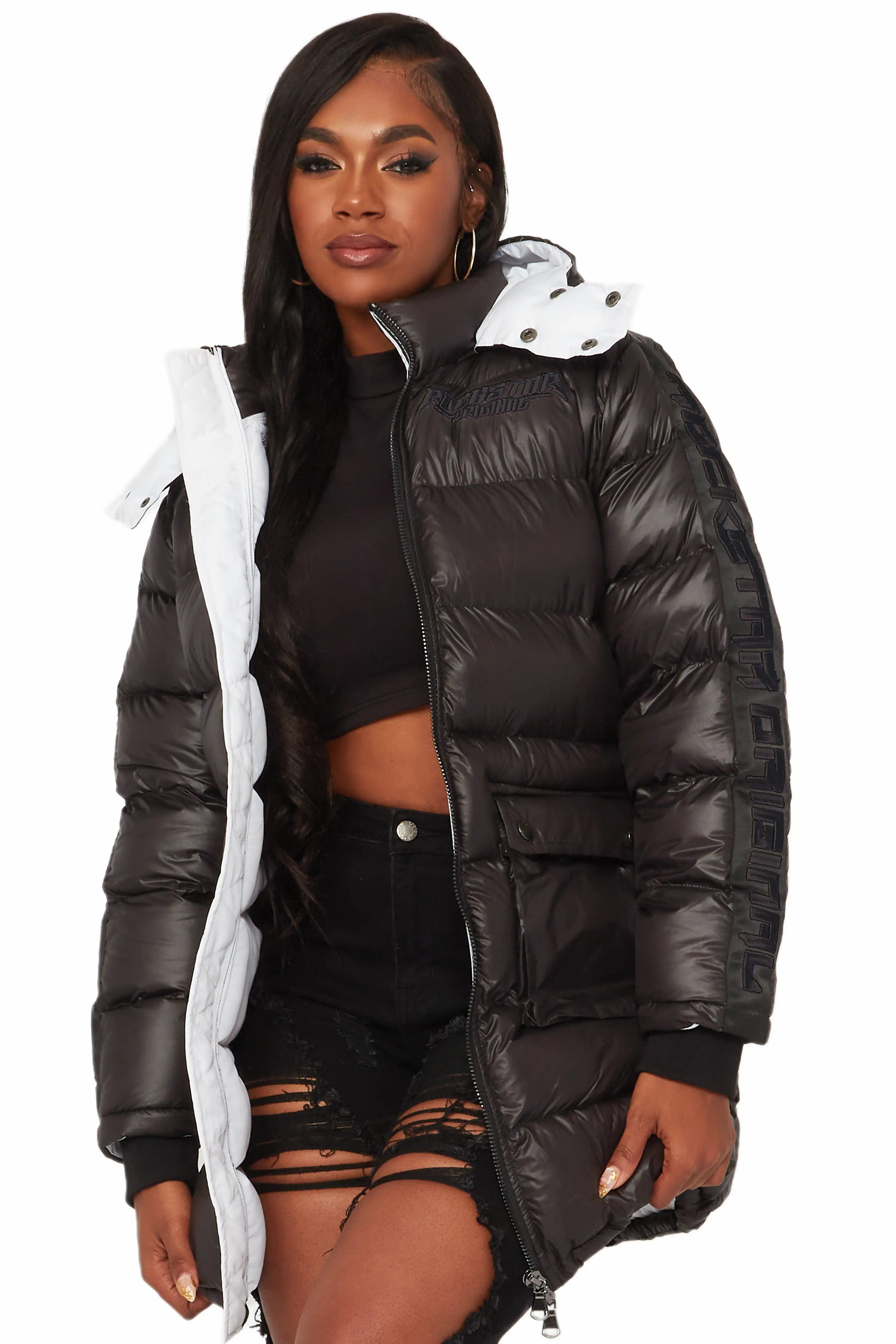 Nikita Black/Black Long Puffer Jacket Female Product Image