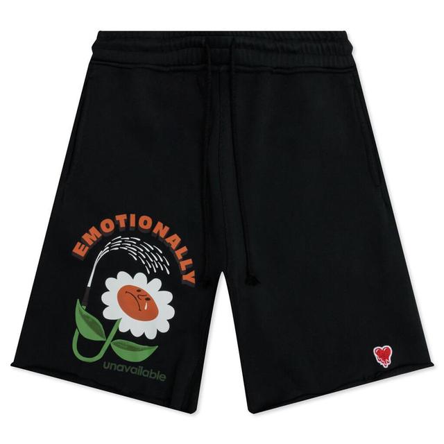 Flower Sweatshorts - Charcoal Male Product Image