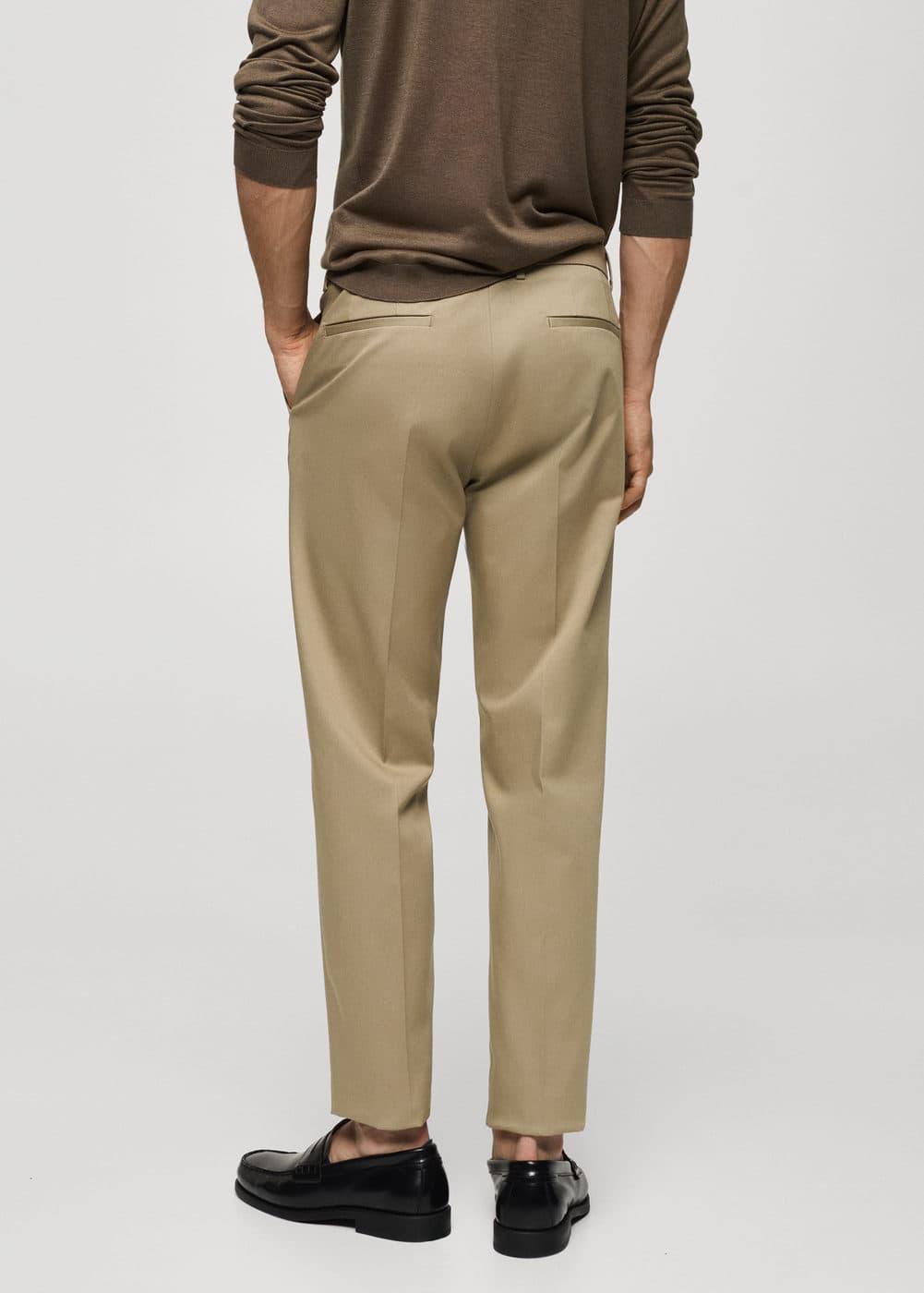 Mango Mens Slim Fit Chino Trousers Product Image