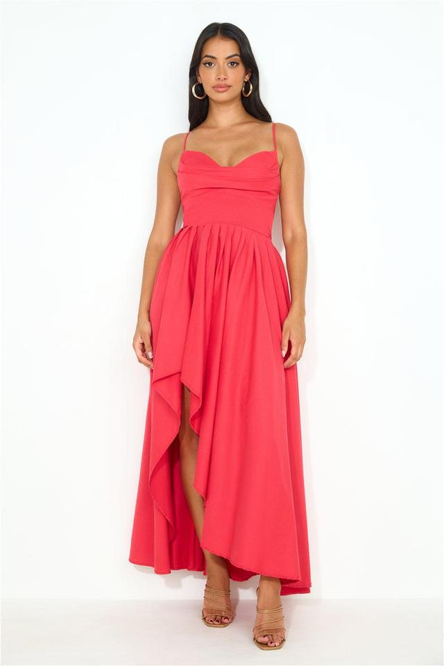 My Standards Maxi Dress Red Product Image