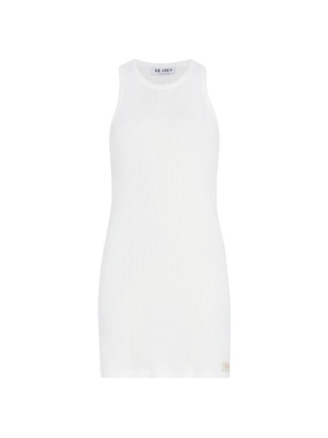 Womens Ribbed Cotton Tank Product Image