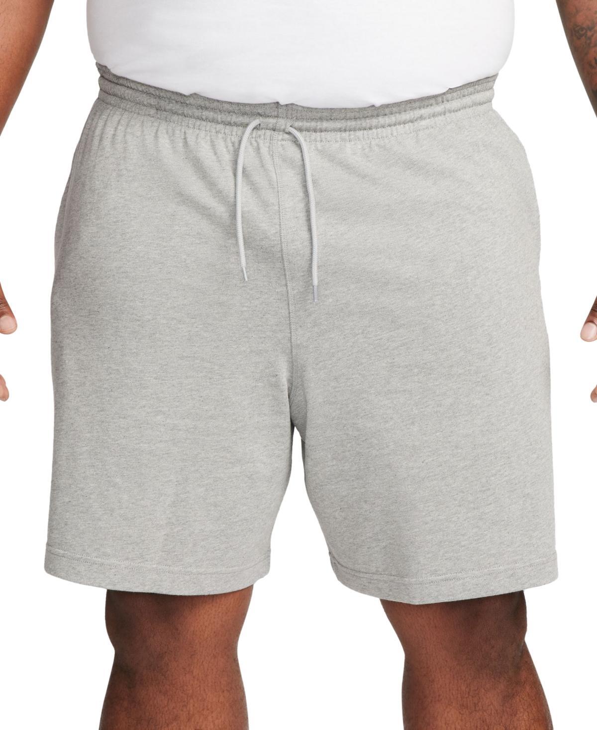 NIKE Men's Club Relaxed-fit Logo Embroidered Shorts, Regular & Big & Tall In Red Product Image