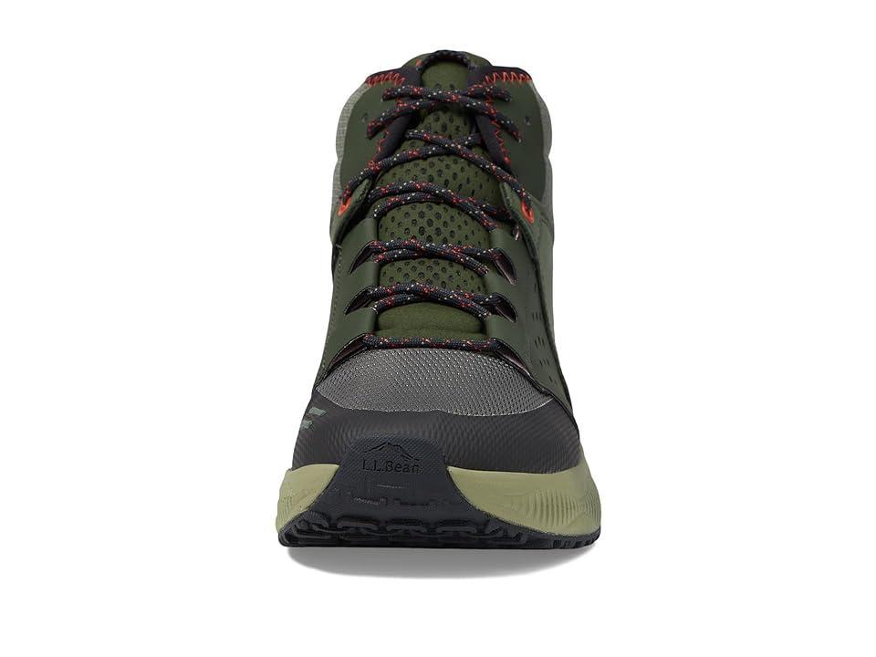 L.L.Bean Dirigo Trail Sneaker Boot Water Resistant (Forest Shade/Dusty Olive) Men's Shoes Product Image