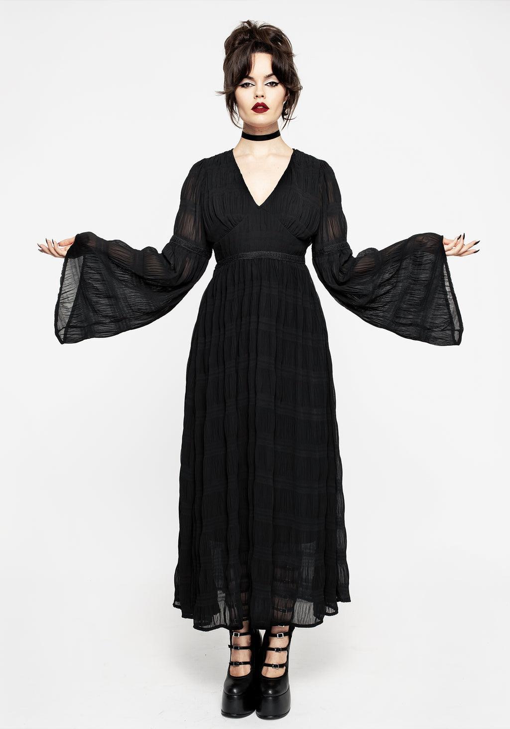 Deirdre Flute Sleeve Maxi Dress Product Image