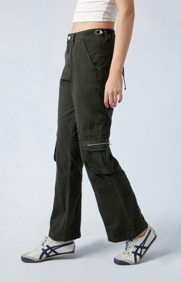 Women's Mid Rise Vintage Bootcut Pants - Product Image