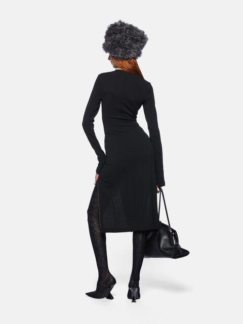 Black midi dress Product Image