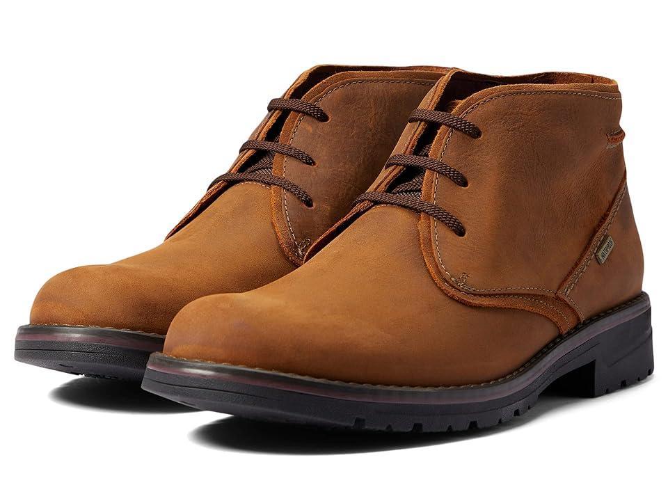 Clarks Morris Peak Waterproof (Dark Tan Leather) Men's Shoes Product Image