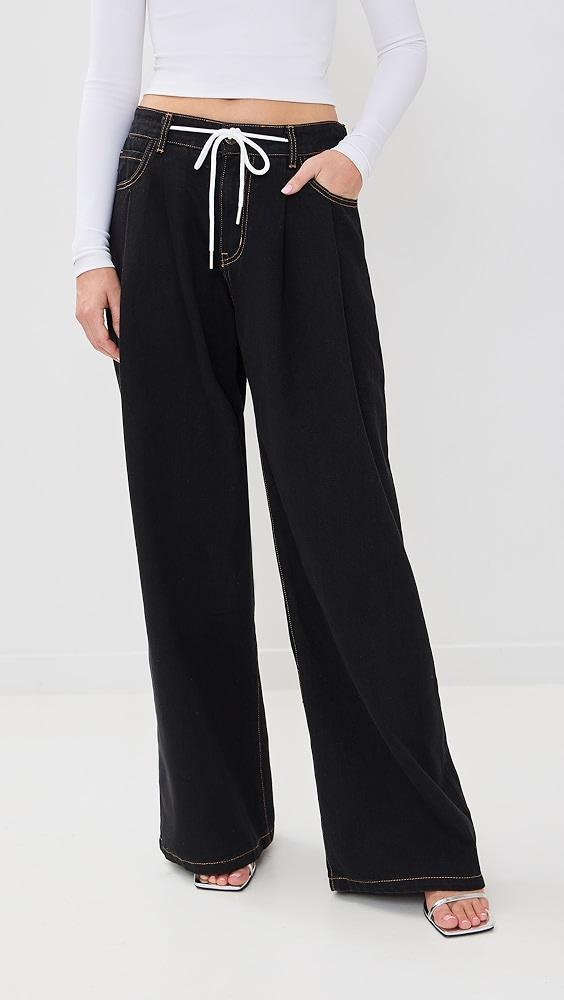 Lioness Slouched Tie Up Pants | Shopbop Product Image