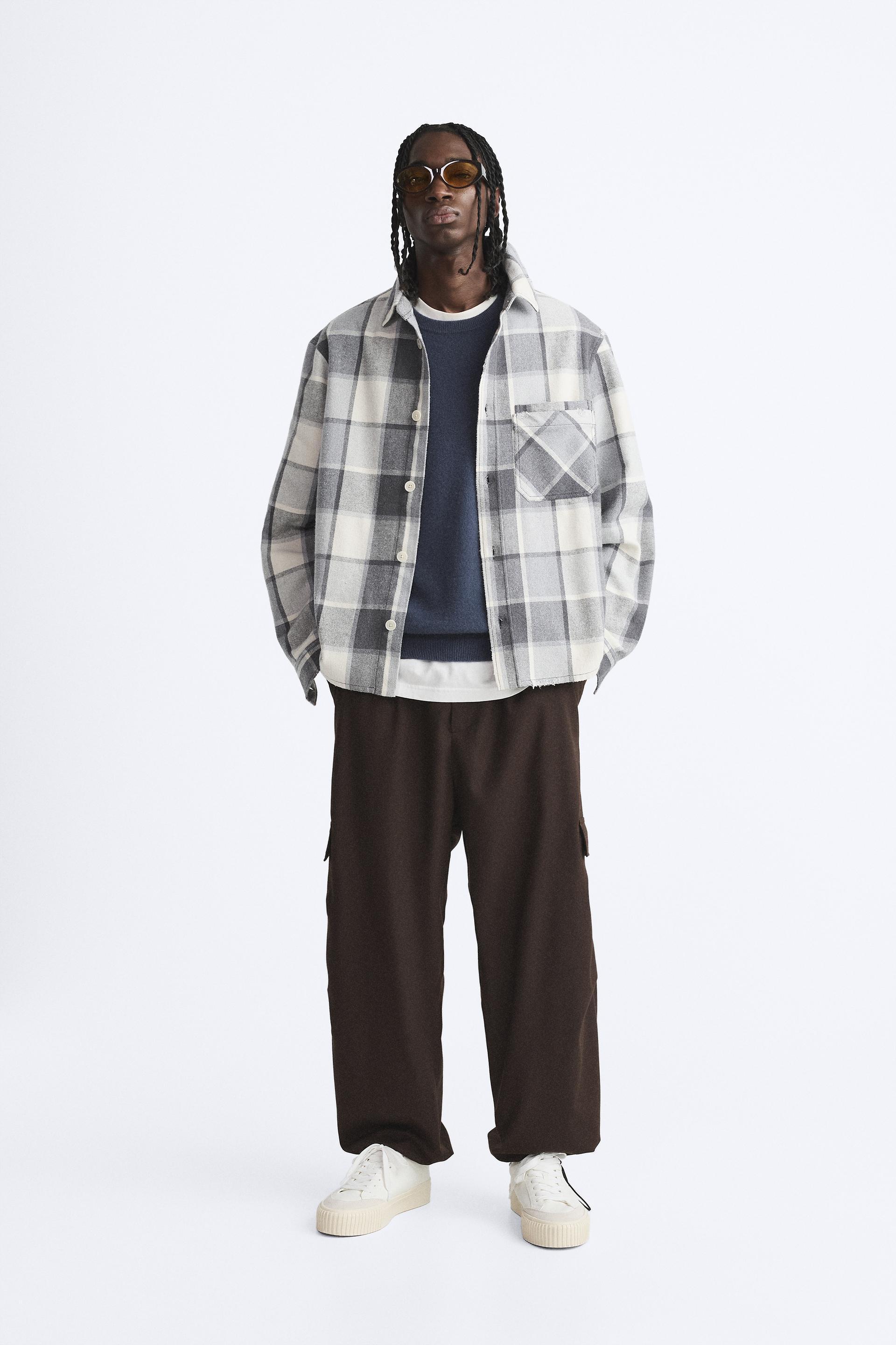 PLAID OVERSHIRT Product Image