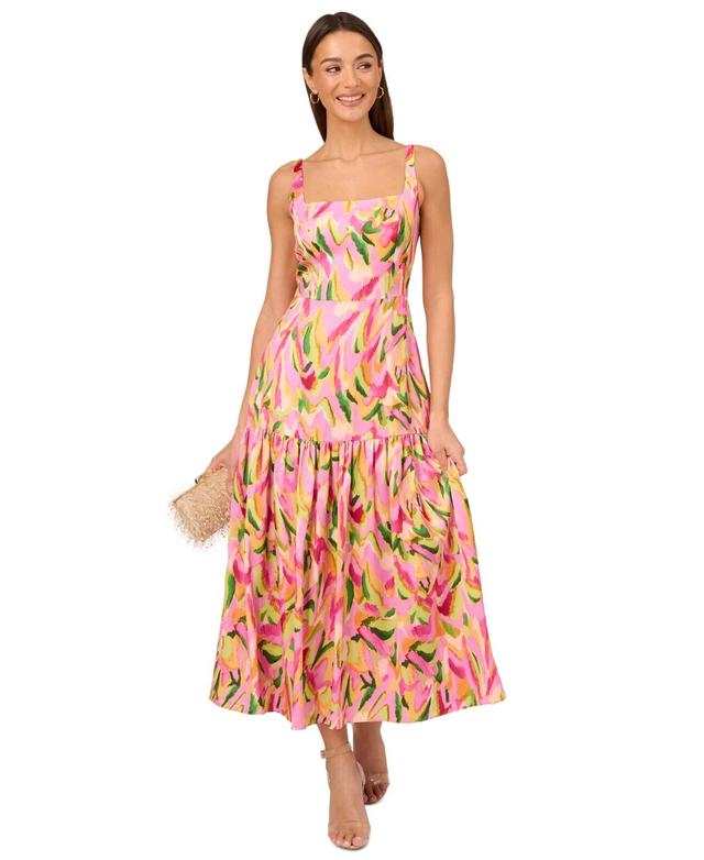 Adrianna by Adrianna Papell Womens Printed Fit & Flare Dress Product Image