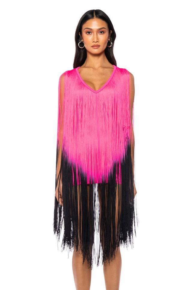 FLAPPER FRINGE MINI DRESS Product Image