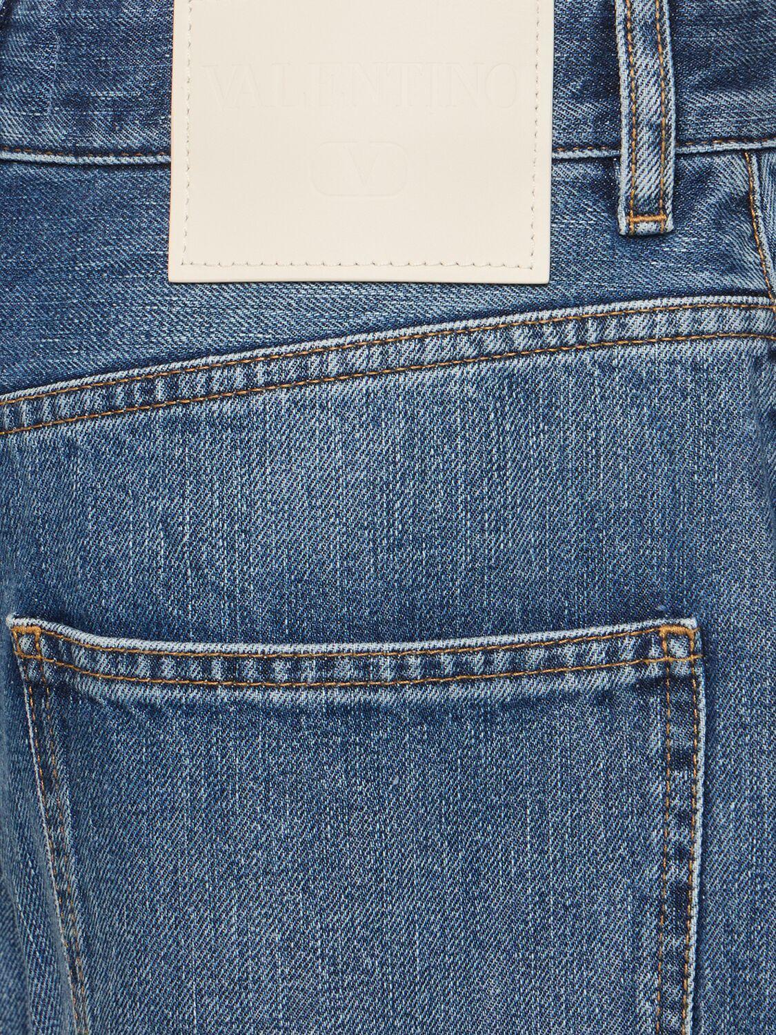 Denim Boyfriend Jeans In Blue Product Image