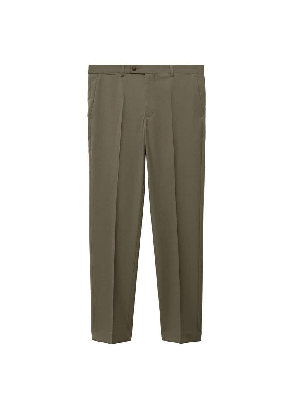 MANGO MAN - 100% virgin wool slim-fit suit pants pastel greenMen Product Image